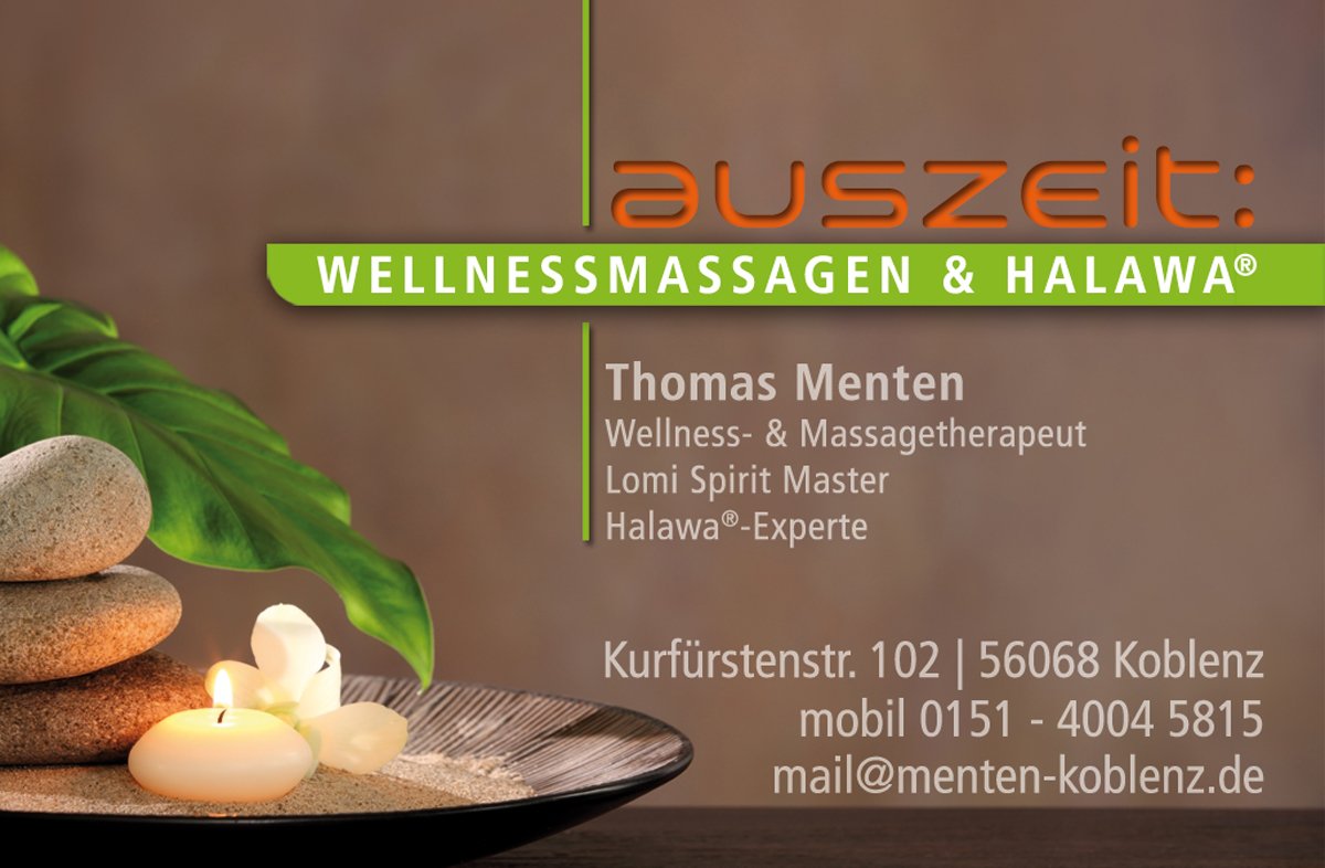 auszeit: Wellnessmassagen & Halawa Logo