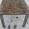 Esstisch/ Gartentisch in Edelstahl/ Granitplatte