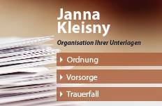 Janna Kleisny - Organisation Ihrer Unterlagen