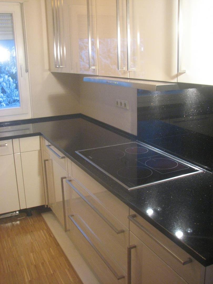 Küchenarbeitsplatte Granit Star Galaxy Black