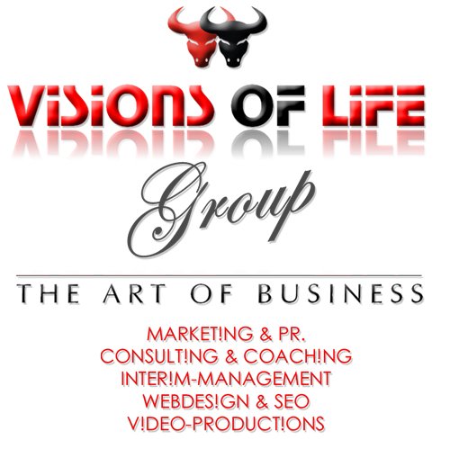 VISIONS OF LIFE marketing & pr  Logo