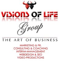 VISIONS OF LIFE marketing & pr  Logo