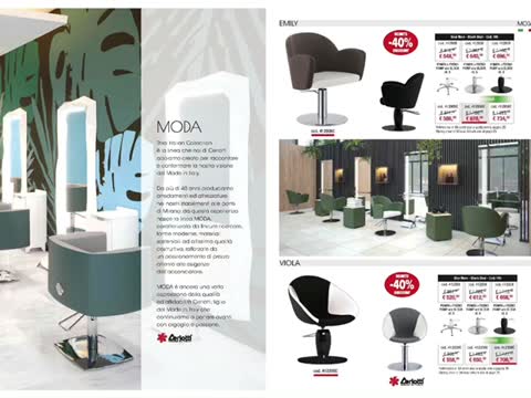 AZ FRISEURDESIGN PRÄSENTIERT MODERNES, ITALIENISCHES DESIGN VON CERIOTTI-MADE IN ITALY