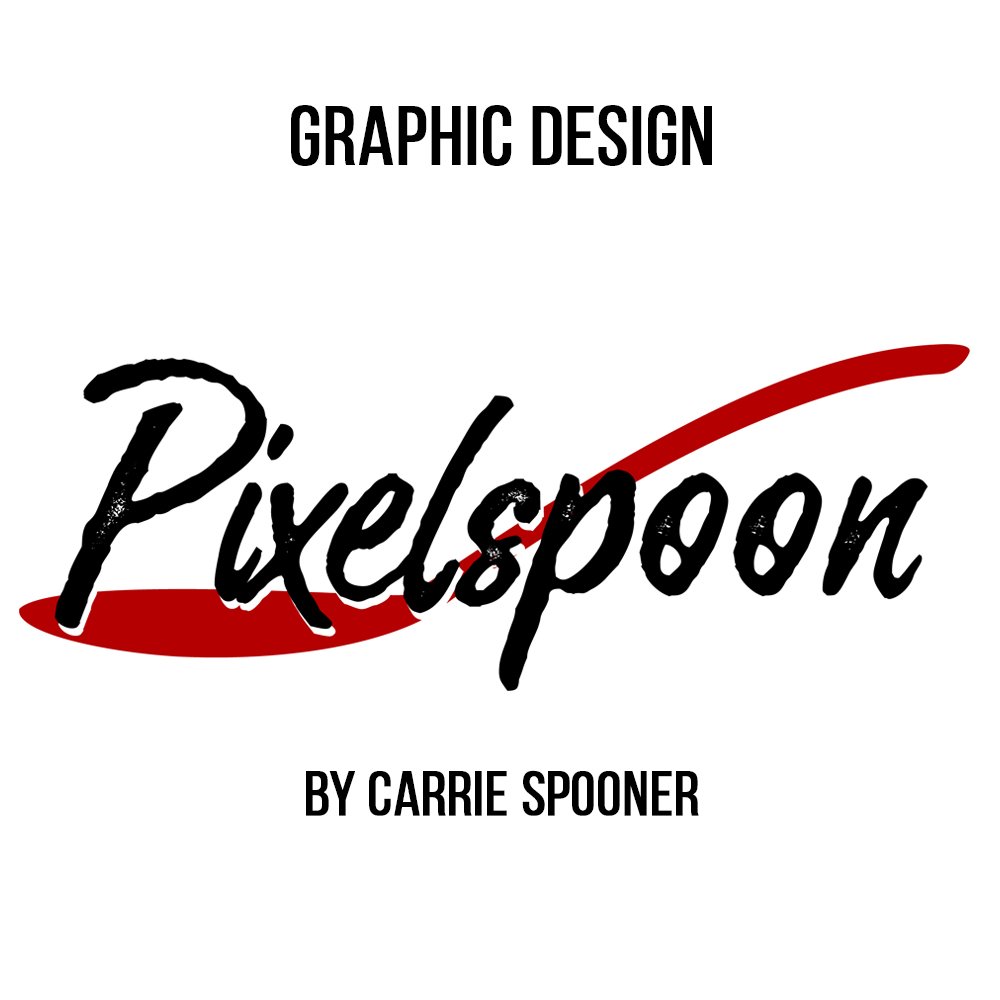 Pixelspoon - Carrie Spooner Logo
