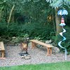 Feuerstelle für gemütliche Abende im Garten