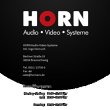 horn-audio-video-systeme